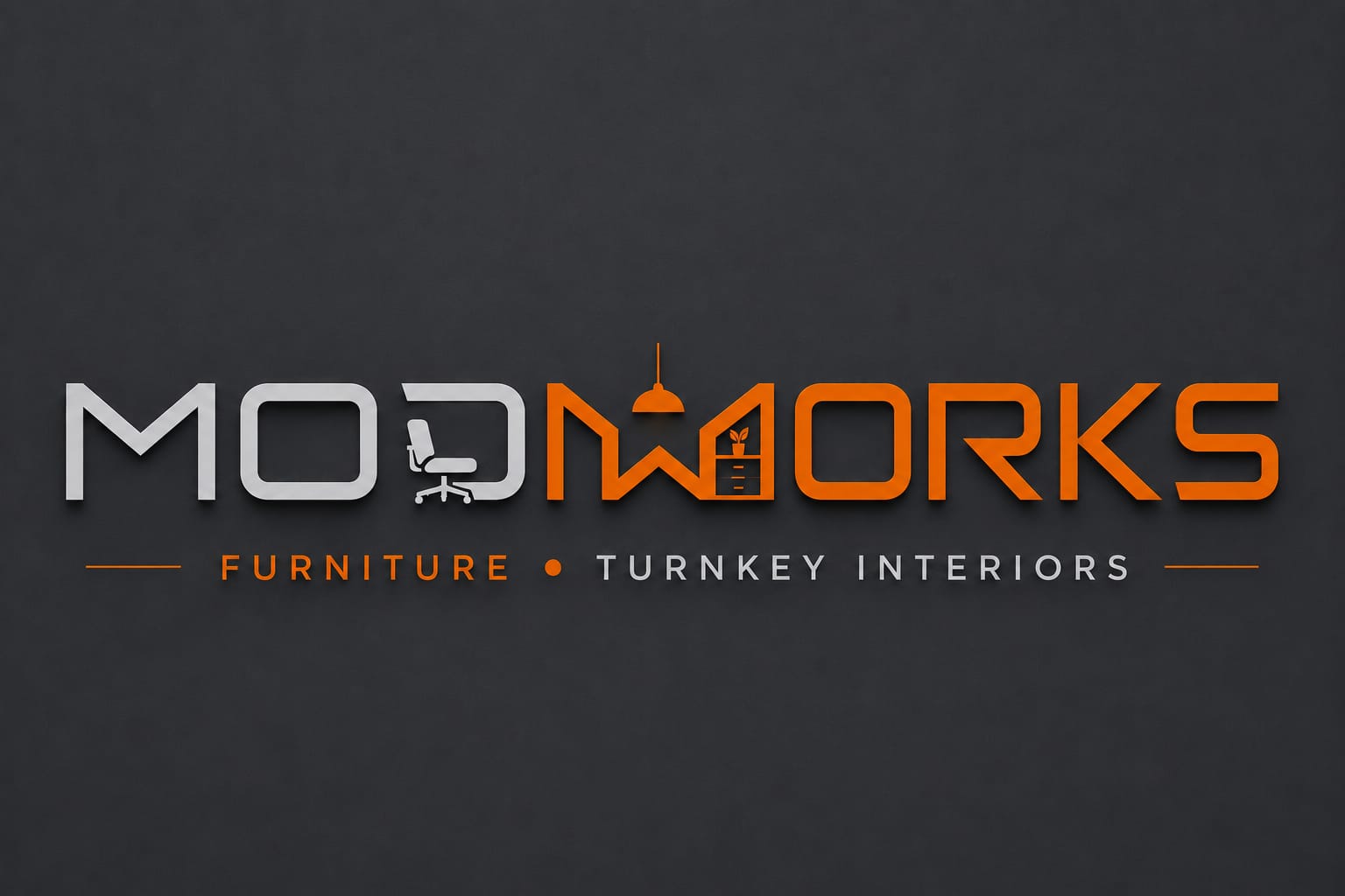 MODWORKS furniture and turnkey interiors logo